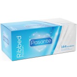 Pasante-Ribbed Passion Prezervative Cutie 144 Bucăți-Latex