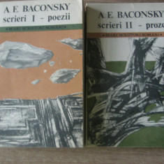 A. E. Baconsky - Scrieri: I - Poezii, II - Proze (2 volume)