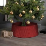 Masca pentru suportul bradului de Craciun - rosu, plastic - 65 x 23 cm Best CarHome