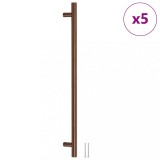 Cumpara ieftin Manere de dulap, 5 buc., bronz, 480 mm, otel inoxidabil