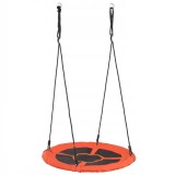 Leagan tip cuib Sersimo G-Line, 100cm, inaltime reglabila, 150 kg, Portocaliu Negru Household NewTrend