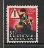 Germania.1953 Prevenirea accidentelor rutiere MG.103, Nestampilat