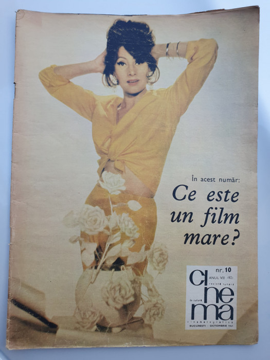 Revista Cinema nr 82, Oct 1969, Ion Besoiu, Mihai Viteazu ,J.P. Belmondo...