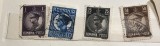 Timbre Roamnia Regele Ferdinant 25, 50 bani si 1,10lei
