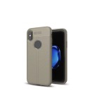 Husa Luxury Soft TPU Lychee Samsung Galaxy J3 (2018) Gri