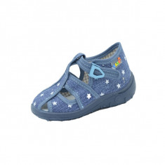 Sandale din panza pentru baieti Nazo NSZ13, Albastru foto