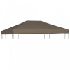 Acoperis pentru pavilion, 3 x 3 m, gri taupe, 310 g/m&sup2; GartenMobel Dekor, vidaXL