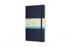 Moleskine Classic Notebook, Large, Dotted, Sapphire Blue, Soft Cover (5 X 8.25) foto