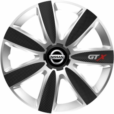 Set 4 Capace Roti GTX Carbon Gri-Negru R14, Pentru Nissan foto