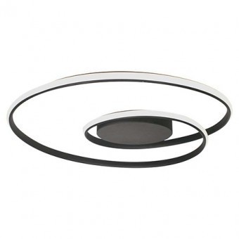 Candelabru led dimabil 48W, 4000K, 62X62X10cm, negru foto