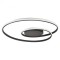 Candelabru led dimabil 48W, 3000K, 62X62X10cm, negru