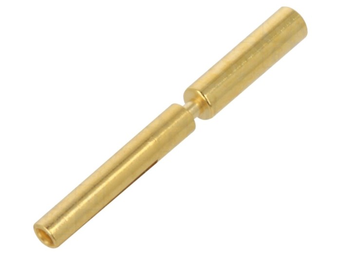 Conector Mamă Aurit Crimpabil M12