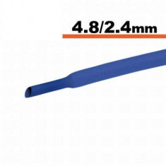 Tub termocontractibil albastru 4.8mm/ 2.4mm 0.5m
