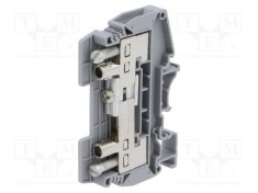 Term. &icirc;mbinare de șine 6mm&sup2; 2 borne gri PHOENIX CONTACT