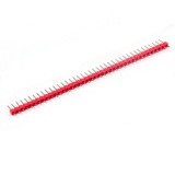 Bareta pini 2.54mm TATA ( ROSU ) / 1x40 pin header male Arduino (b.137)