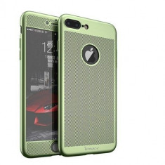 Husa Ipaky Air Plus 360 Grade Ultra Slim iPhone 7 Plus Verde Folie Sticla Inclusa foto