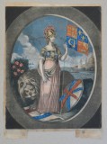 &quot;An emblem of England&quot; mezzotinta 1799, Istorice, Cerneala, Altul