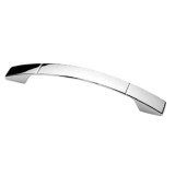 Maner pentru mobila, din metal, OZS-1181, lungime 165 mm, distanta gauri 128 mm, crom lucios