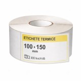Etichete AWB 100x150 mm, rola 300 bucati autoadezive