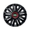 Set 4 capace roti Negre Cu Inel Rosu Royal R14 pentru gama auto Land Rover, Autohelix MSA