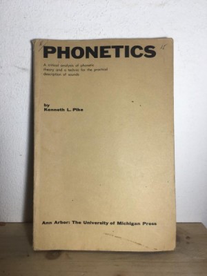 Kenneth L. Pike - Phonetics foto