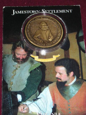 QW6 4 - Medalie - tematica heraldica - Statul Virginia - USA foto