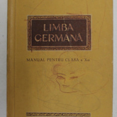 LIMBA GERMANA - MANUAL PENTRU CLASA A X -A , 1960