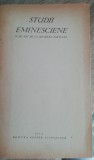 myh 415s - Studii eminesciene - 75 de ani de la moartea poetului - ed 1965