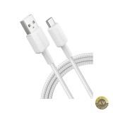 Cablu Date si Incarcare USB-A - USB-C Anker 322 18W 0.9m Alb A81H5G21