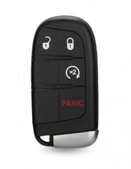Carcasa cheie Smart Key Topautochei&reg; pentru Chrysler Jeep Cherokee Dodge Ram 1500 Journey Charger Challenger Fiat