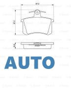 Set placute frana spate Audi 80 (1978-1986) [81, 85, B2] foto