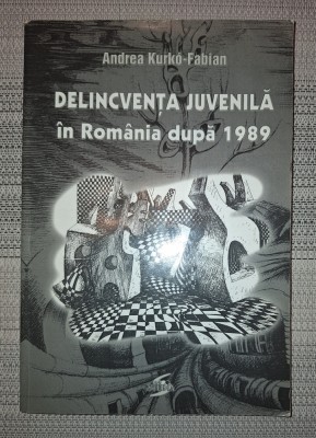 Andrea Kurko Fabian&amp;nbsp;-&amp;nbsp;Delincventa juvenila in Romania dupa 1989 foto