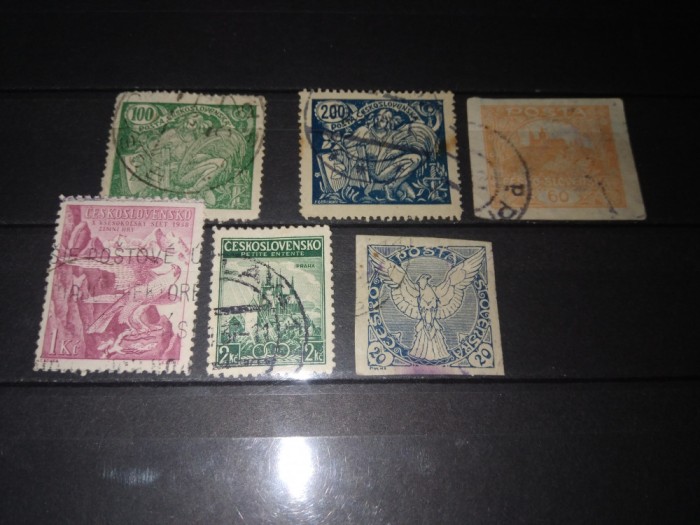 TIMBRE CEHOSLOVACIA 1937 1938
