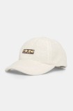 A.P.C. șapcă din amestec de l&acirc;nă casquette charlie polaire culoarea alb, cu imprimeu, PSAKA.M24146