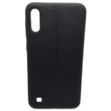 Cumpara ieftin Husa Silicon Samsung A50 A505 A30S A307 Black leather