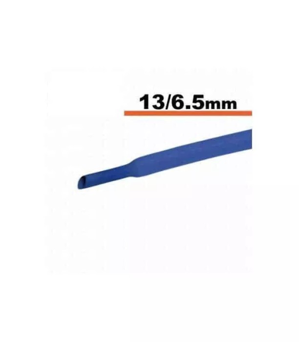 Tub termocontractibil albastru 13mm/ 6.5mm 0.5m