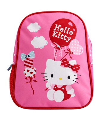Mini ghiozdan, gradinita, imprimeu Hello Kitty, ajustabil, cu fermoar foto