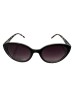 Ochelari de soare dama, UV400, Plastic, Negru, Oem