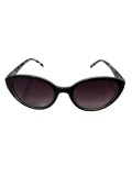 Ochelari de soare dama, UV400, Plastic, Negru, Oem