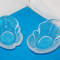 Boluri cristal suflate manual set 2 buc. -Leaf- design Ann &amp; Goran Warff, KOSTA
