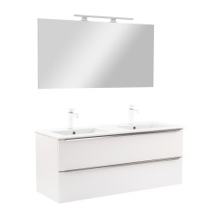 Mobilier complet de baie Vario Trim 120 alb-alb