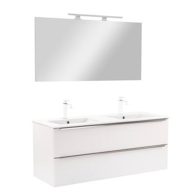 Mobilier complet de baie Vario Trim 120 alb-alb foto