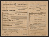 POȘTA R.S.R. BULETIN DE EXPEDIȚIE CU AVIZ POȘTAL - VECHI, ANII &#039;70 - DEPARTAMENTUL POȘTELOR ȘI TELECOMUNICAȚIILOR - POȘTA ROM&Acirc;NĂ - PERIOADA COMUNISTĂ