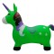 Unicorn din cauciuc gonflabil verde, 7Toys
