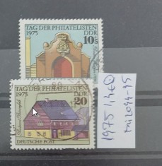 TS21 - Timbre serie DDR1975 Mi 2094-95 foto