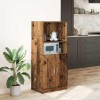 vidaXL Dulap Bucătărie Lemn Vechi 57x41.5x131.5cm Lemn Prelucrat Maro Rafturi Depozitare Mobilier Bucatarie