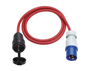 Cablu adaptor CEE Parkside, 1.5 m, multicolor foto