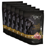 Piper Adult hrană la plic cu inimă de pui și orez brun 6 x 500 g