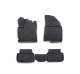 Covorase Auto Tip Tavita Cauciuc Dacia Duster I 2010-2017 ALM Negru Premium Fata + Spate