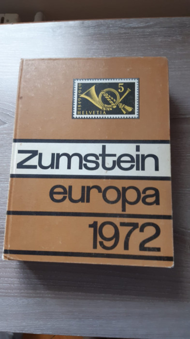 catalog de timbre Zumstein Europa 1972